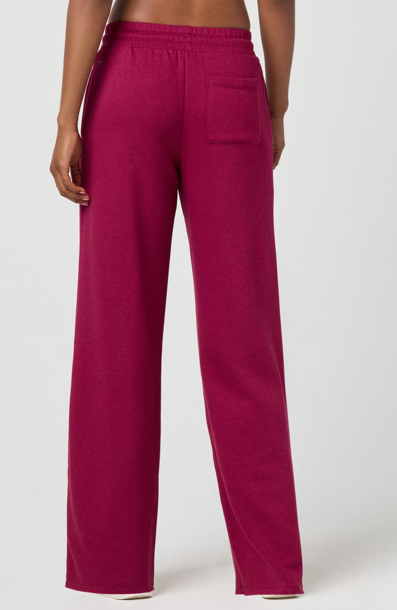 Florence by Mills Cozy Crush Wide Leg Sweatpants, Alternate, color, Bing Cherry
