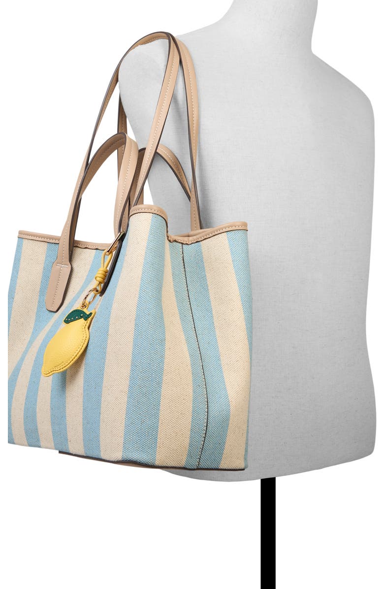 ALDO Summer Canvas Tote, Alternate, color, Light Blue