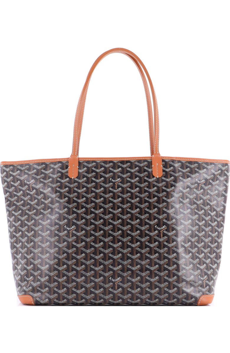 Pre-Owned Goyard Artois Tote Coated Canvas MM, Alternate, color, Brown