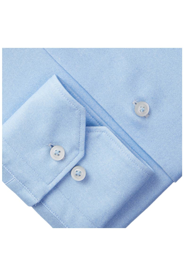 4Flex Stretch Modern Fit Light Blue Knit Dress Shirt, Alternate, color, LIGHT BLUE PASTEL