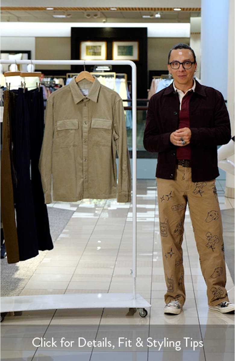 Regular Fit Corduroy Overshirt, sales video thumbnail