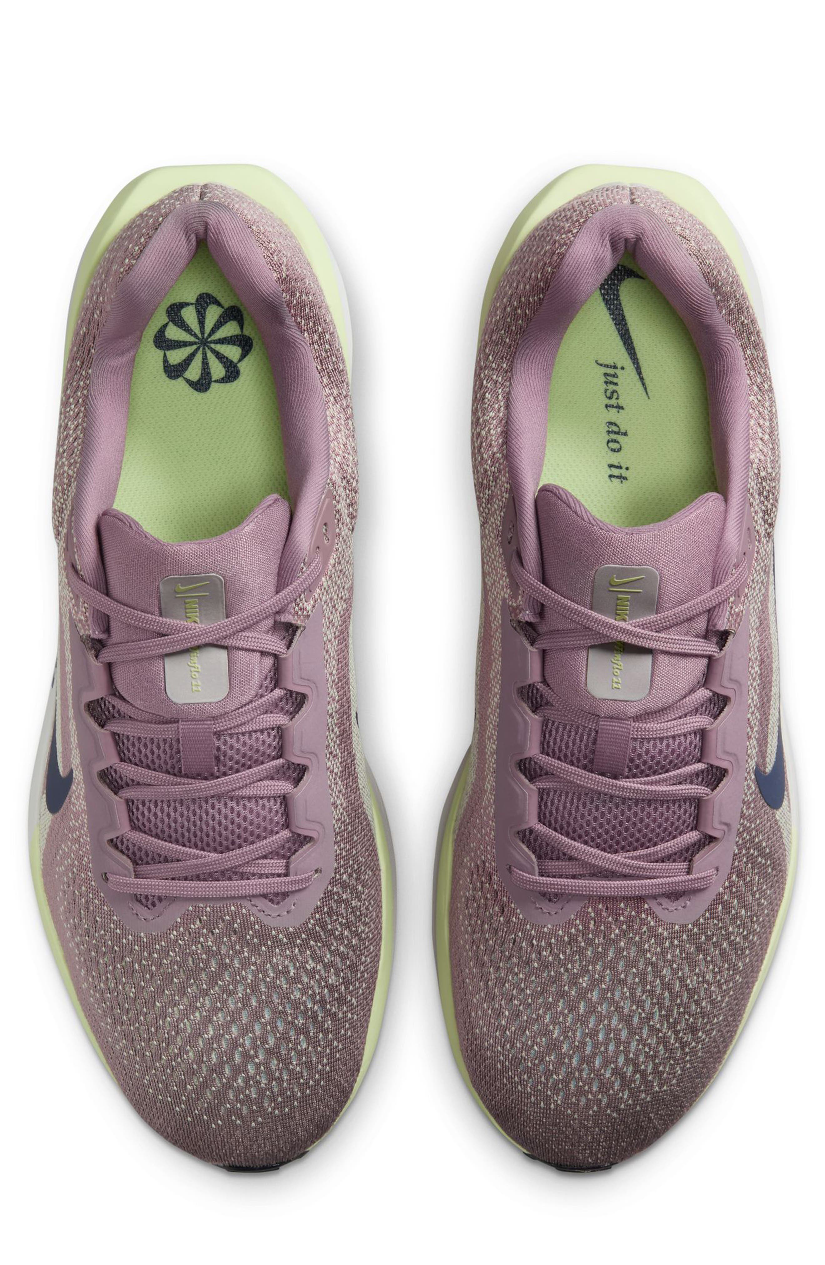 Nike Air Winflo 11 Running Shoe, Alternate, color, Taupe Grey/ Obsidian