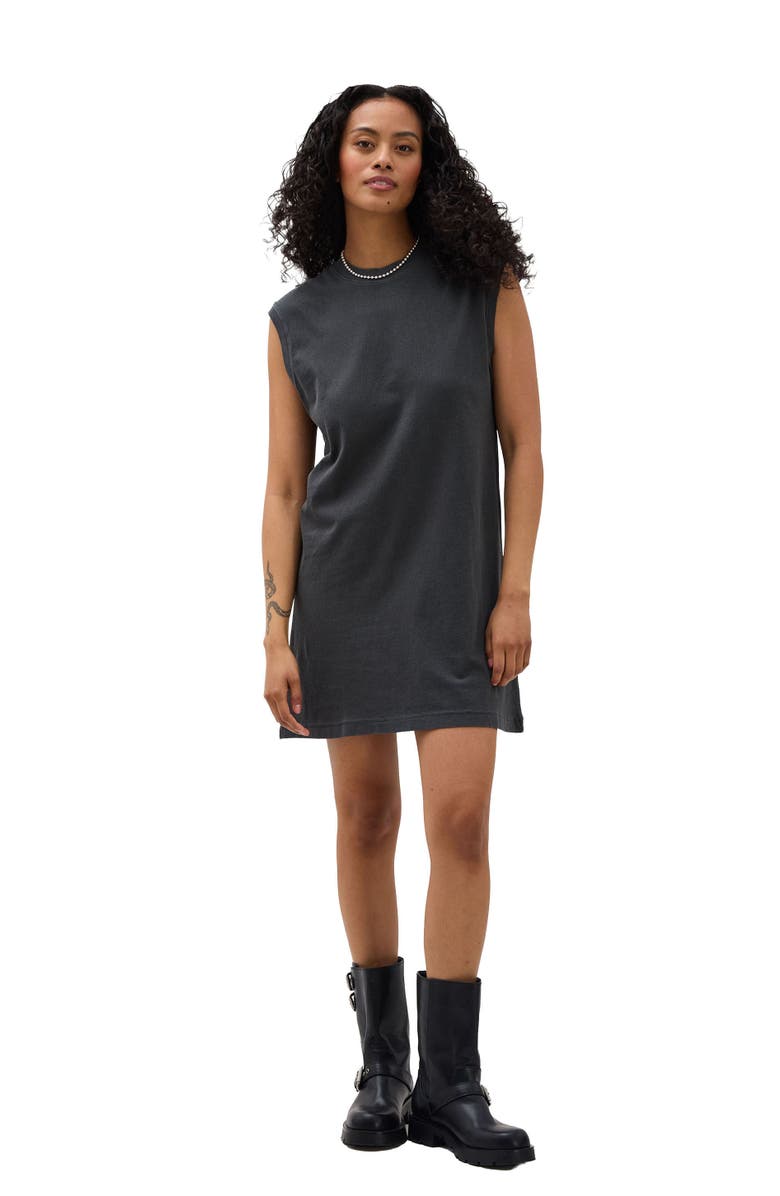 Richer Poorer The Relaxed Muscle Dress, Main, color, Stretch Limo