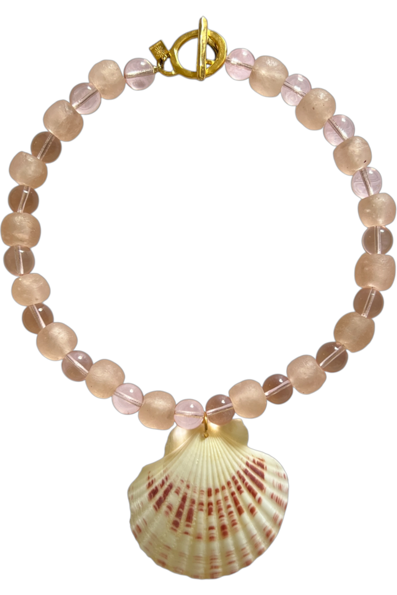Blush Necklace, Main, color, Pink and White
