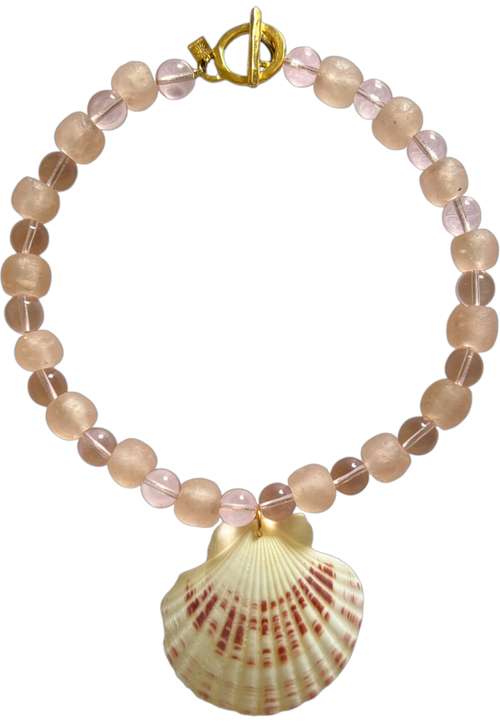 Sccollection Blush Necklace In Pink