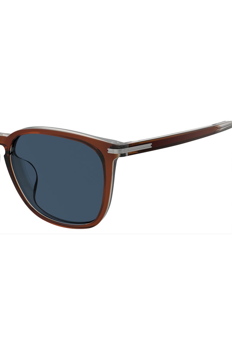 BOSS 56mm Square Sunglasses, Alternate, color, Brown