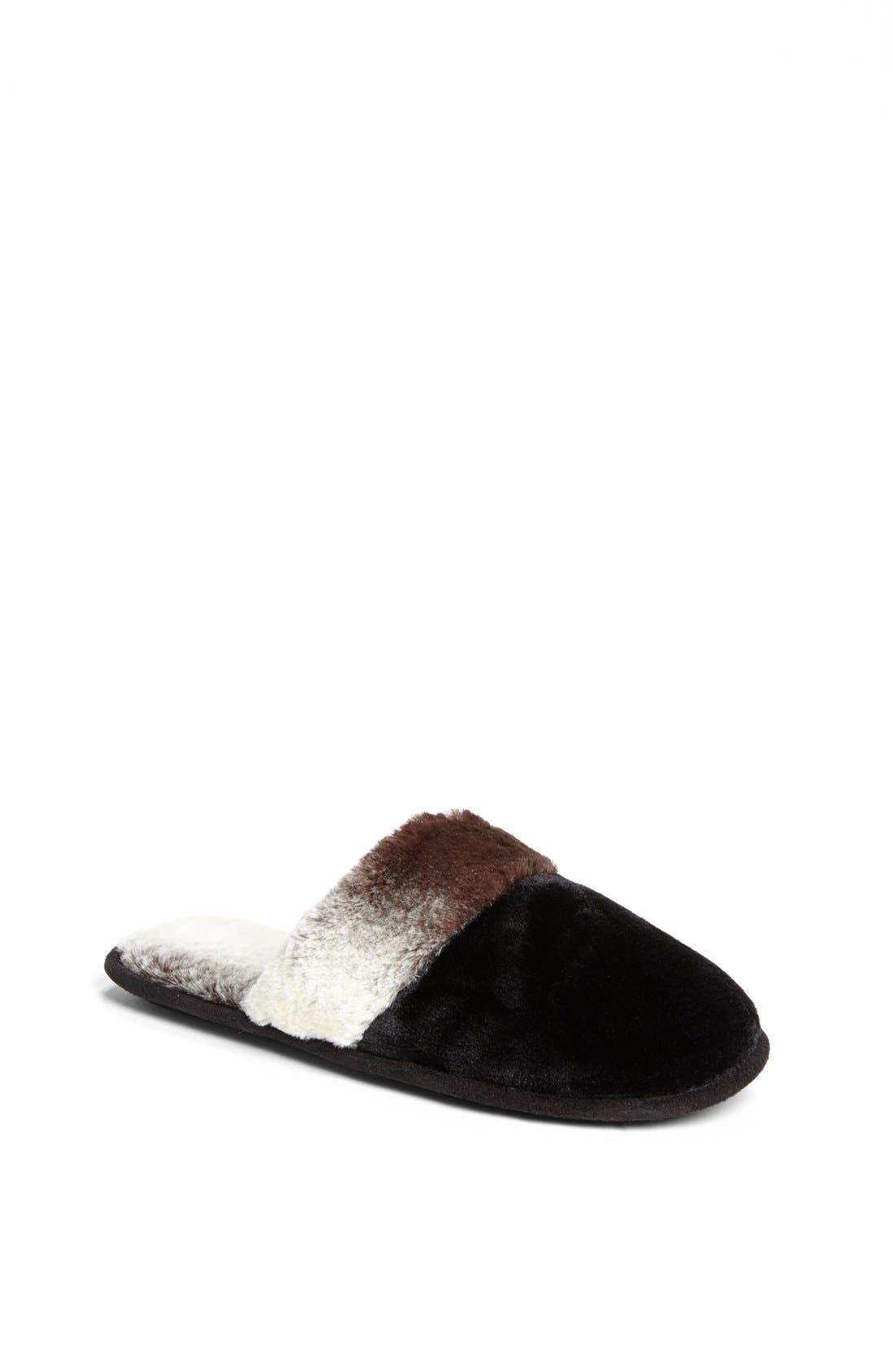 Nordstrom 'Powder Plush Scuff' Faux Fur Slippers, Main, color, 
