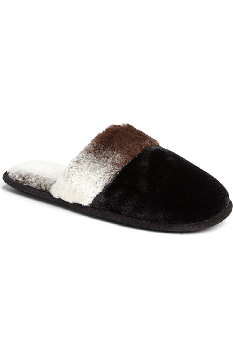 Nordstrom 'Powder Plush Scuff' Faux Fur Slippers, Main, color,