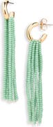 Leith Beaded Fringe Drop Earrings