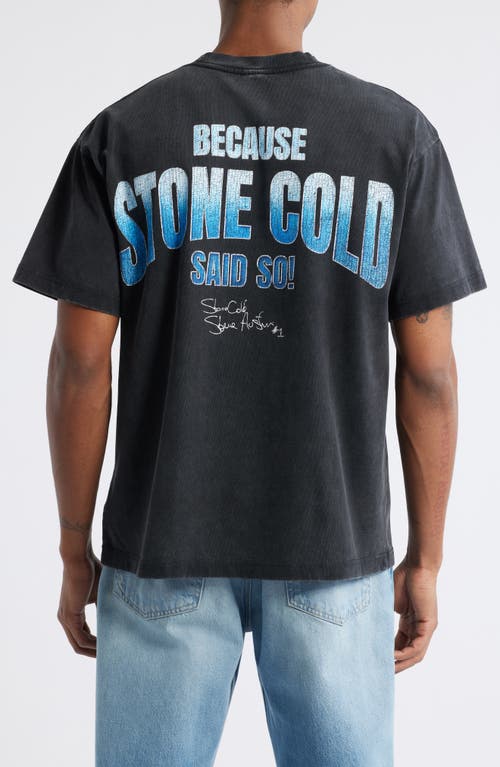 Id Supply Co Stone Cold Class Of 3:16 Graphic T-shirt In Black