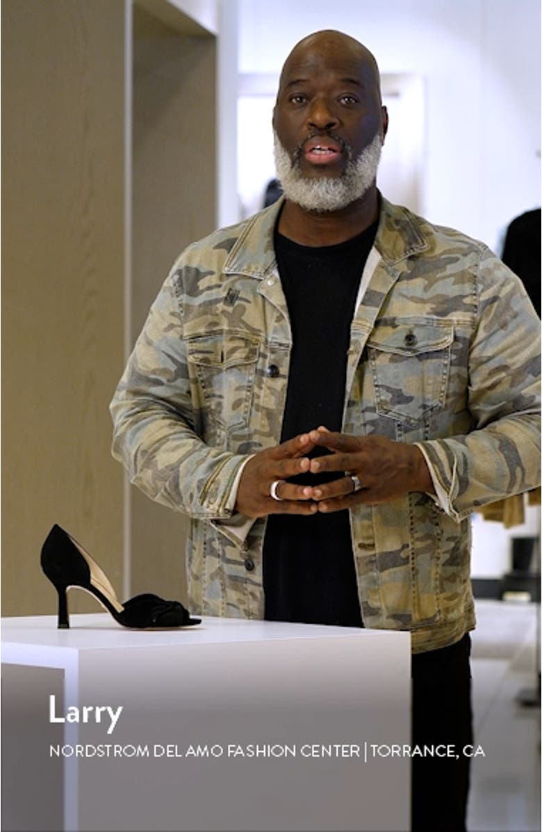 Wayan Knot Detail Open Toe Pump, sales video thumbnail