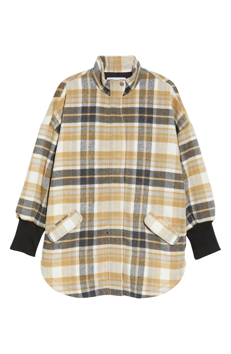 BB Dakota by Steve Madden Best Plaid Plans Coat, Alternate, color,