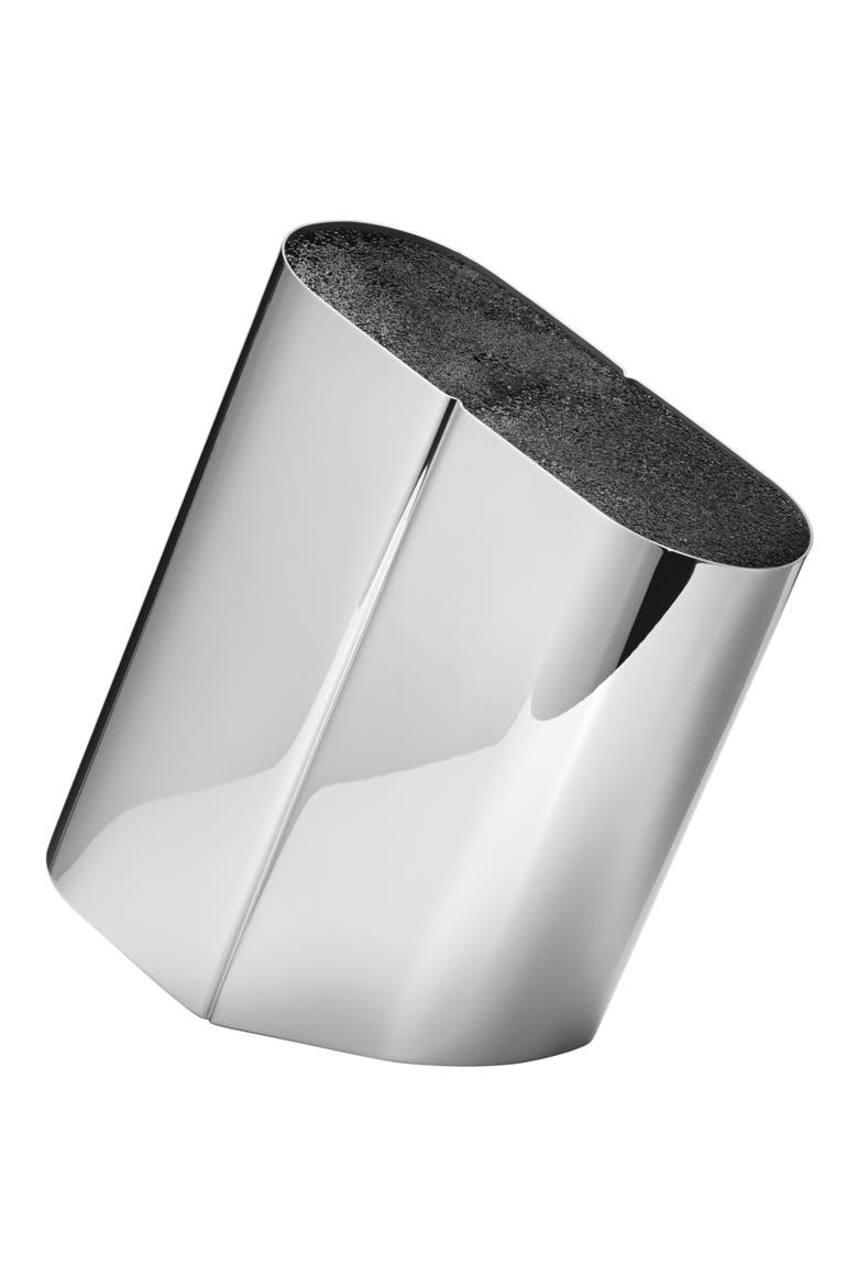 Alfredo Stainless Steel Knife Stand, Main, color, STAINLESS STEEL