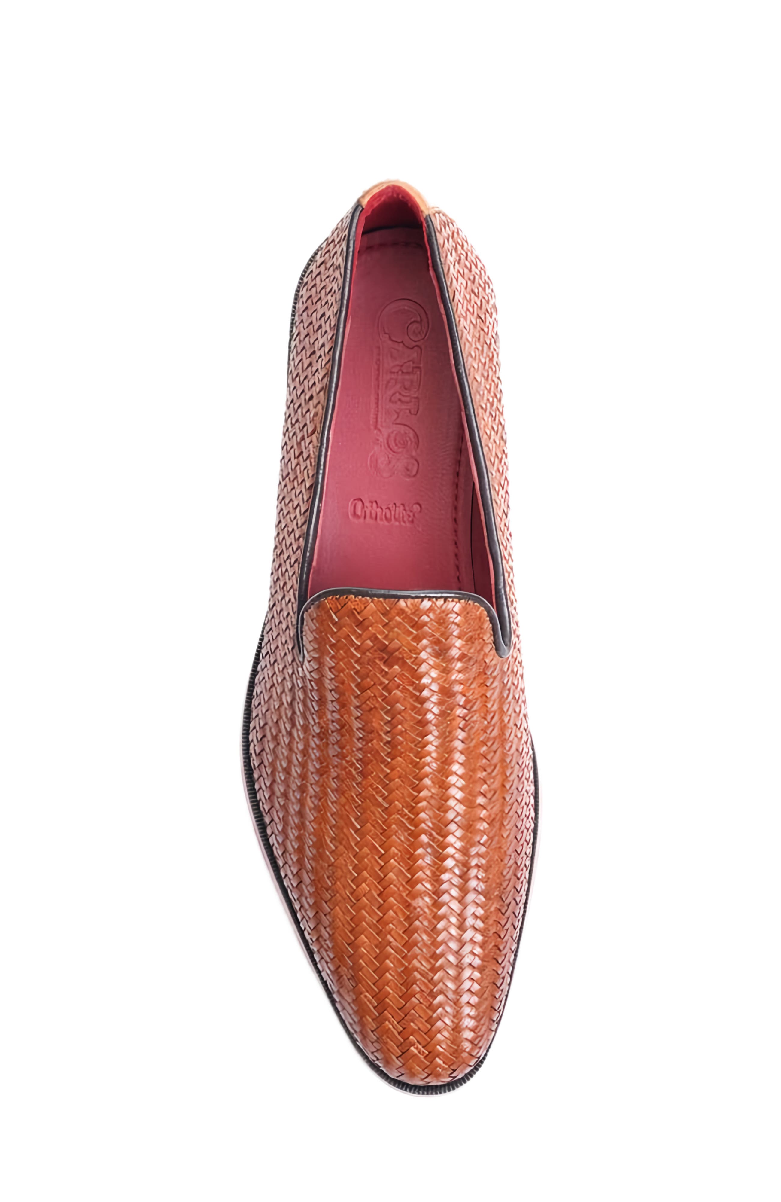 CARLOS SANTANA Gibson Weave Loafer, Alternate, color, Tan