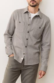Marine Layer Pacifica Stripe Stretch Overshirt