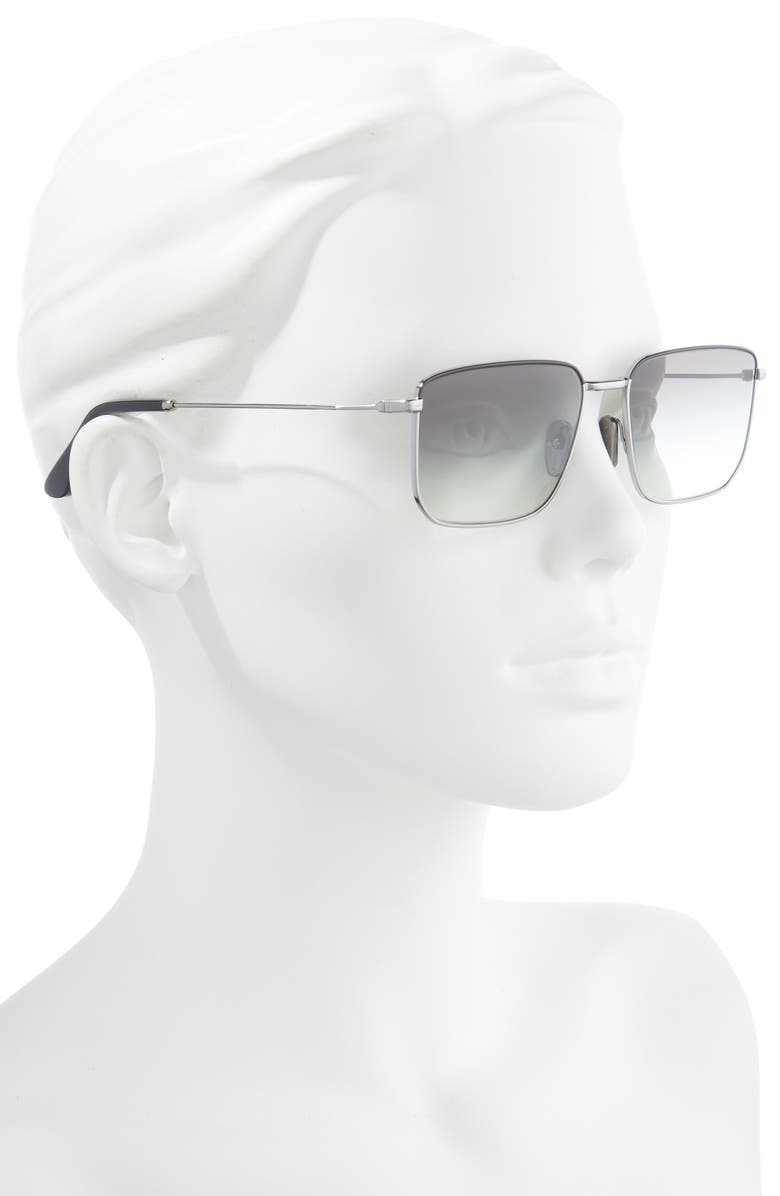 Prada 56mm Rectangular Sunglasses, Alternate, color, 