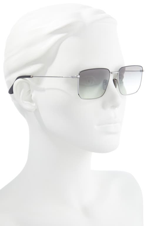 Prada 56mm Rectangular Sunglasses