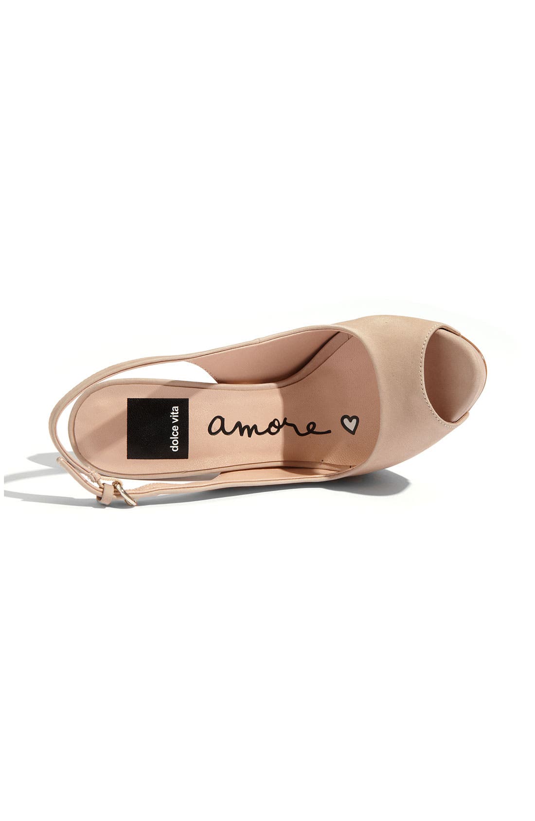 'Vivo' Slingback Pump, Alternate, color, BLUSH NUBUCK