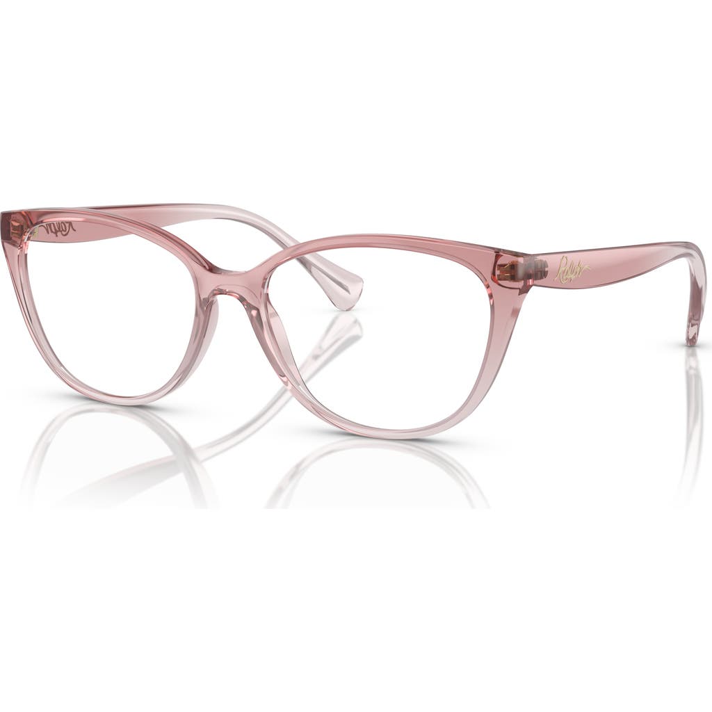 Ralph 53mm Cat Eye Optical Glasses In Brown