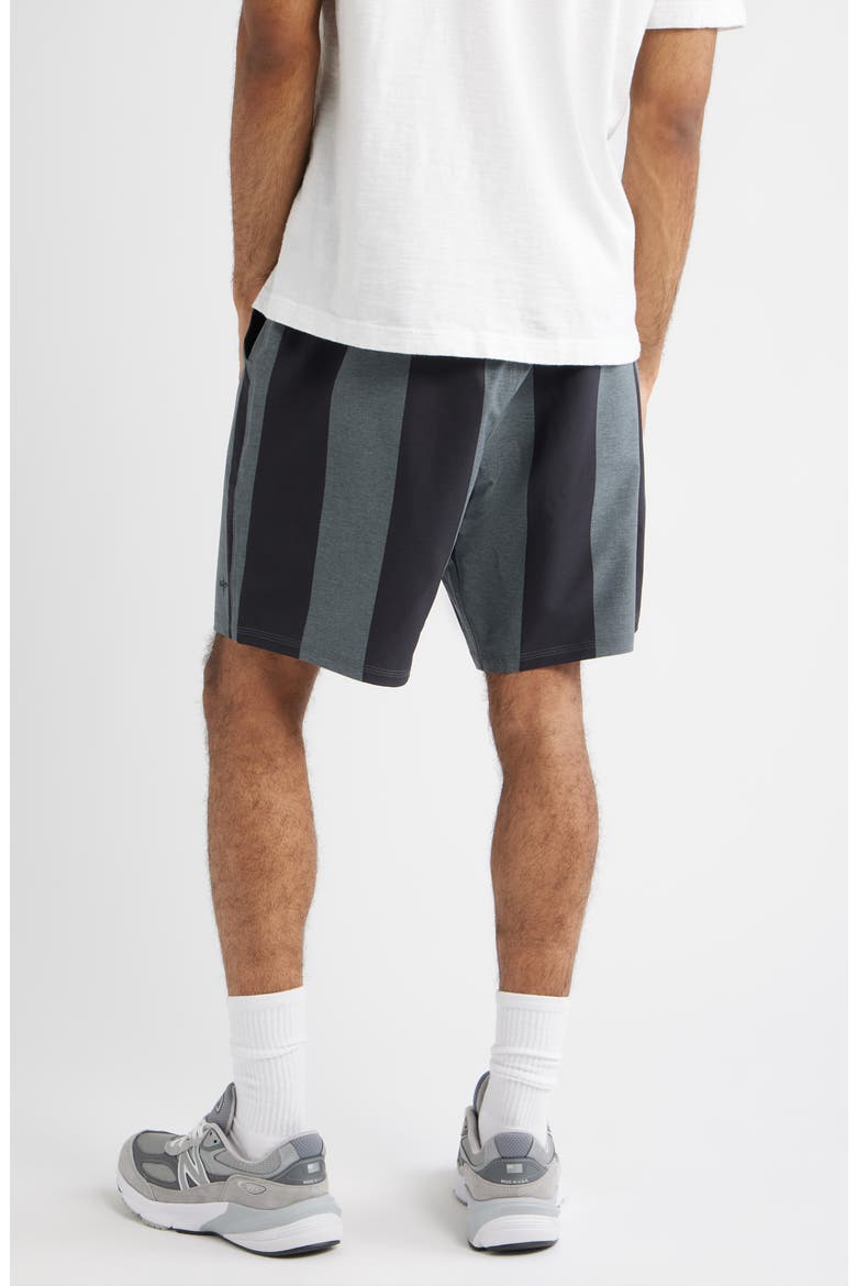 Tempo Tech Shorts, Alternate, color, BLACK STRIPE