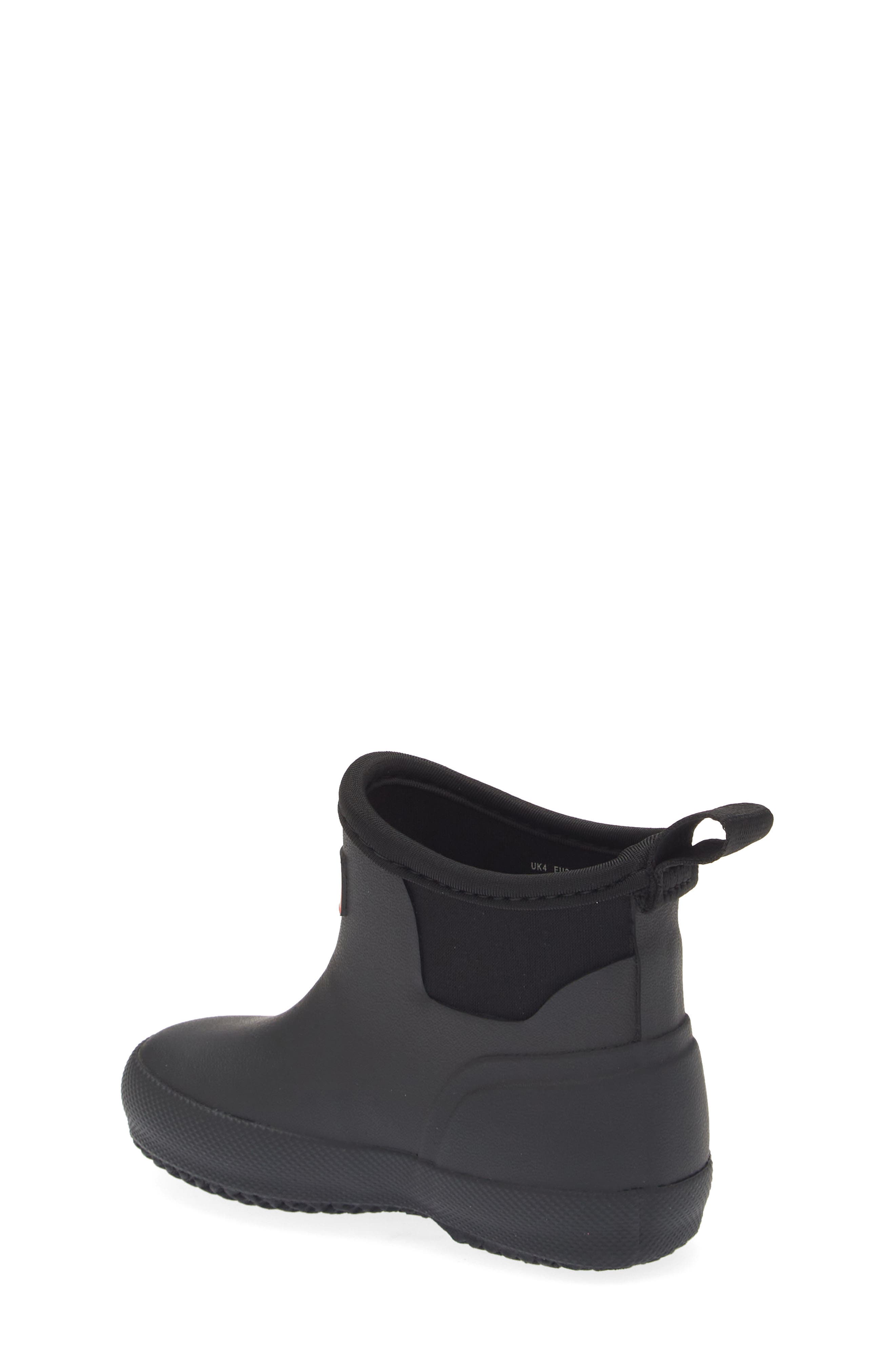 Hunter Kids' Original Waterproof Chelsea Rain Boot, Alternate, color, Black 001