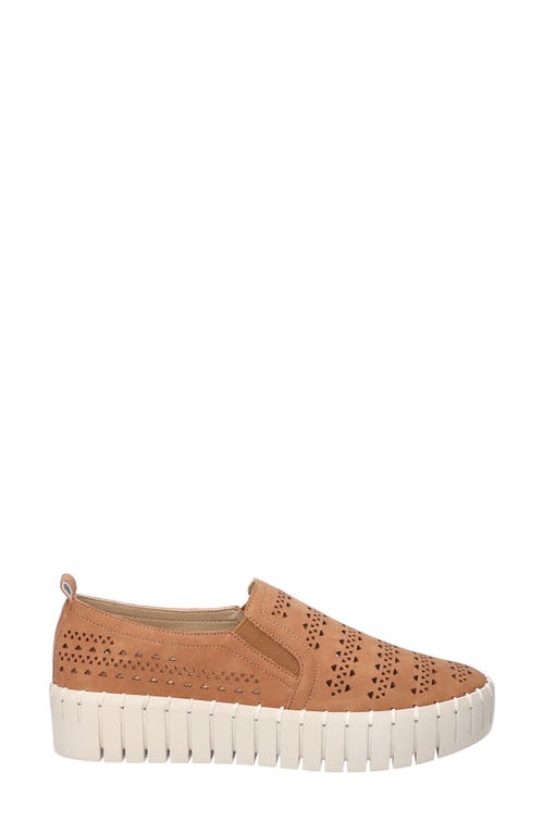 Easy Street Women's Peppy Slip-on Platform Sneakers In Tan