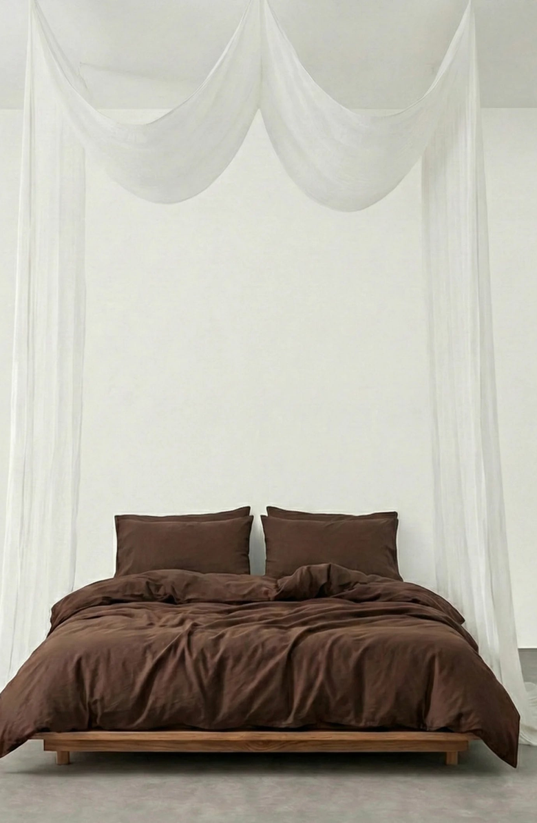 Ever Lasting Latte Bedding Set, Alternate, color, Latte Brown, Flat