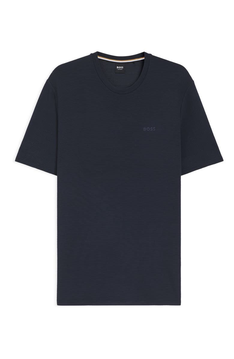 BOSS Rib Lounge T-Shirt, Alternate, color, Dark Blue