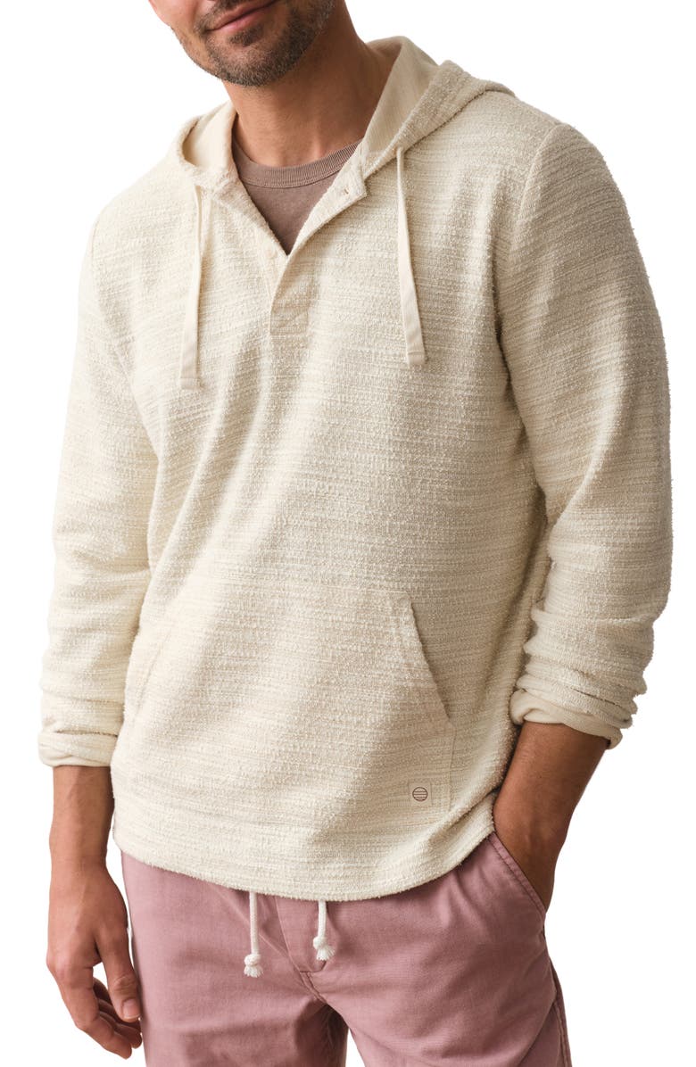 Marine Layer <p>Portola Cotton Blend Beach Hoodie</p>, Main, color, Sand