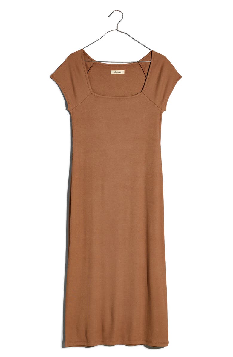 Madewell Brightside Body-Con Midi Dress, Alternate, color, 