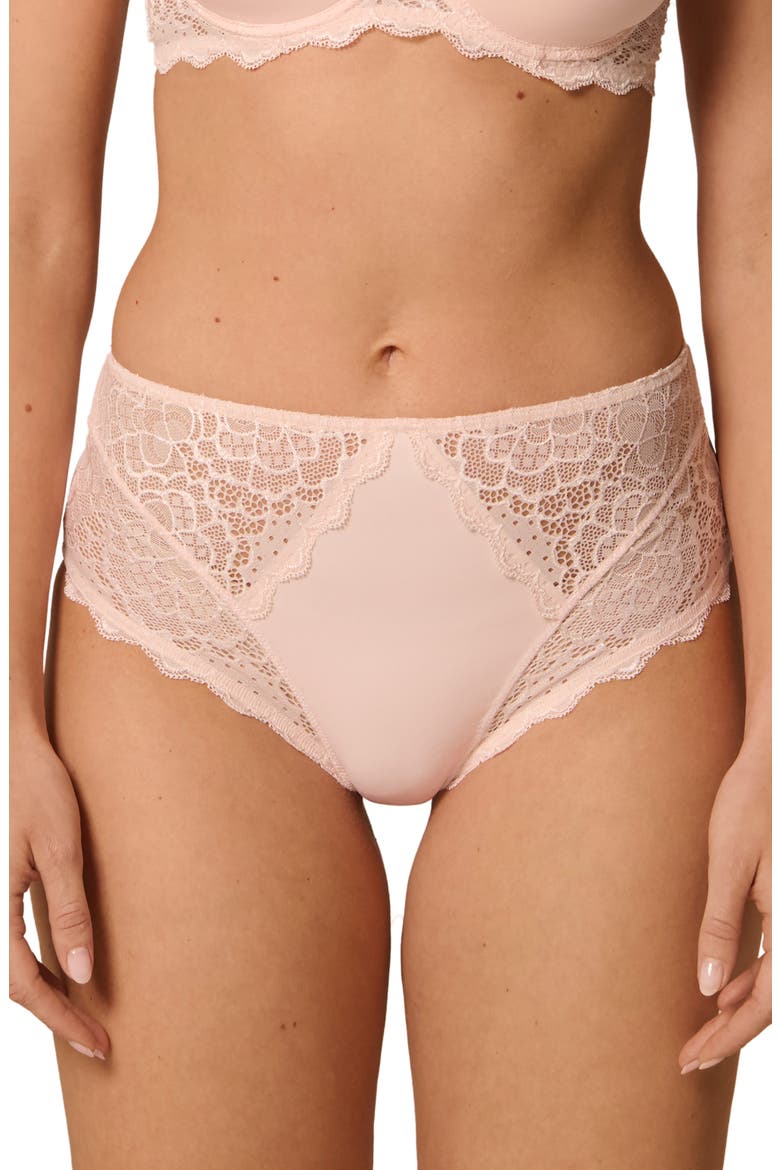 Caresse Retro Briefs, Main, color, BLUSH