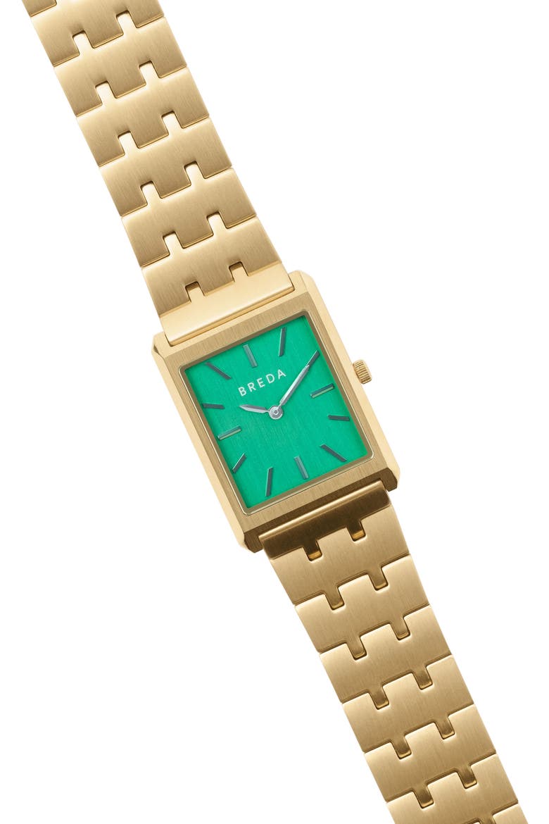 Virgil Bracelet Watch, 26mm, Alternate, color, GOLD/GREEN