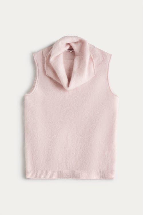 Naked Cashmere Chiara Sleeveless Turtleneck Sweater In Pink