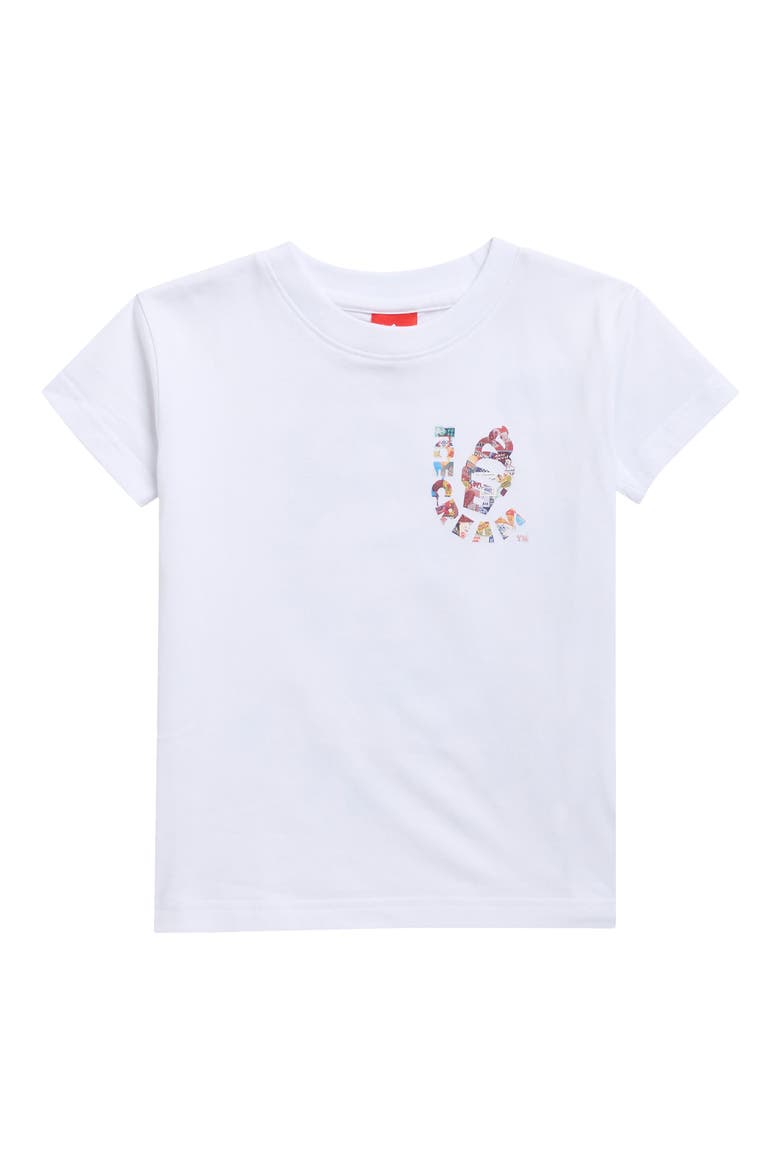 Kids' Collage Graphic T-Shirt, Main, color, WHITE