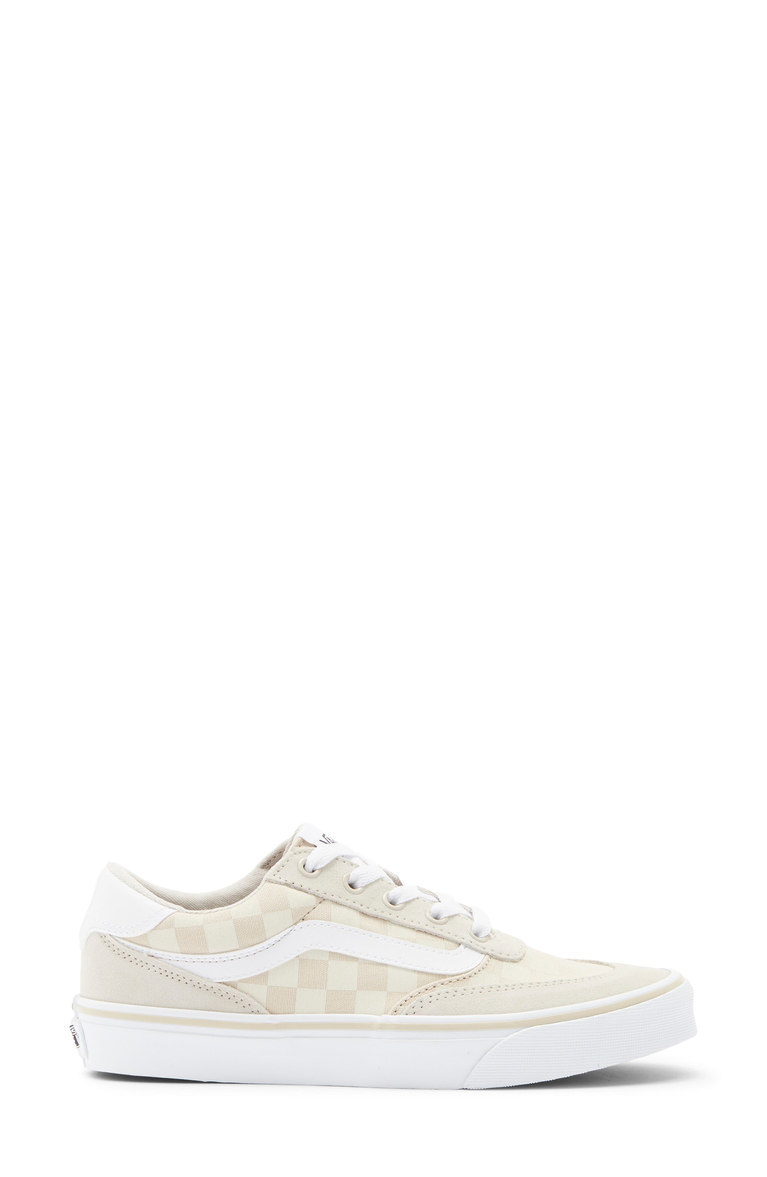 Vans Brooklyn Sneaker, Alternate, color, Check Textile Oatmeal