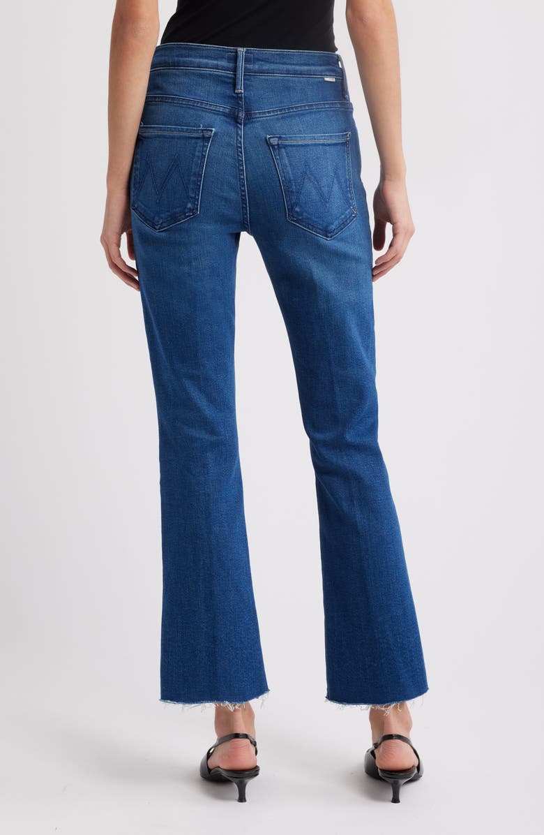 MOTHER The Insider High Waist Fray Hem Crop Bootcut Jeans, Alternate, color, Whatever You Want