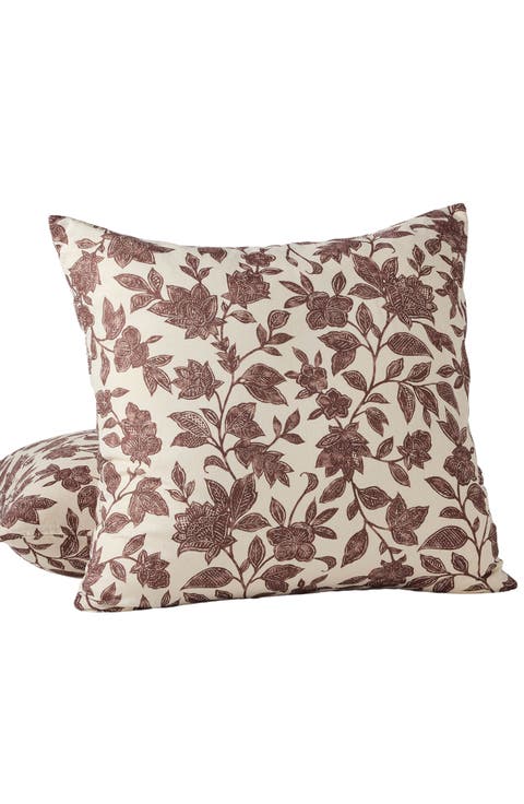 Ophelia Recycled Linen & Organic Cotton Print Sham