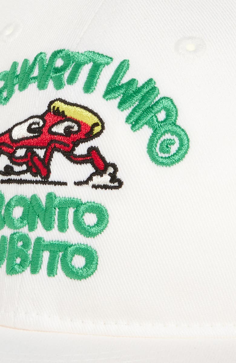 Carhartt Work In Progress Pronto Cotton Twill Adjustable Baseball Cap, Alternate, color, White