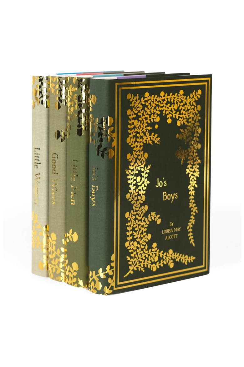 Little Women Spring Green Limited Edition Book Set, Alternate, color, Green and Gold Foil