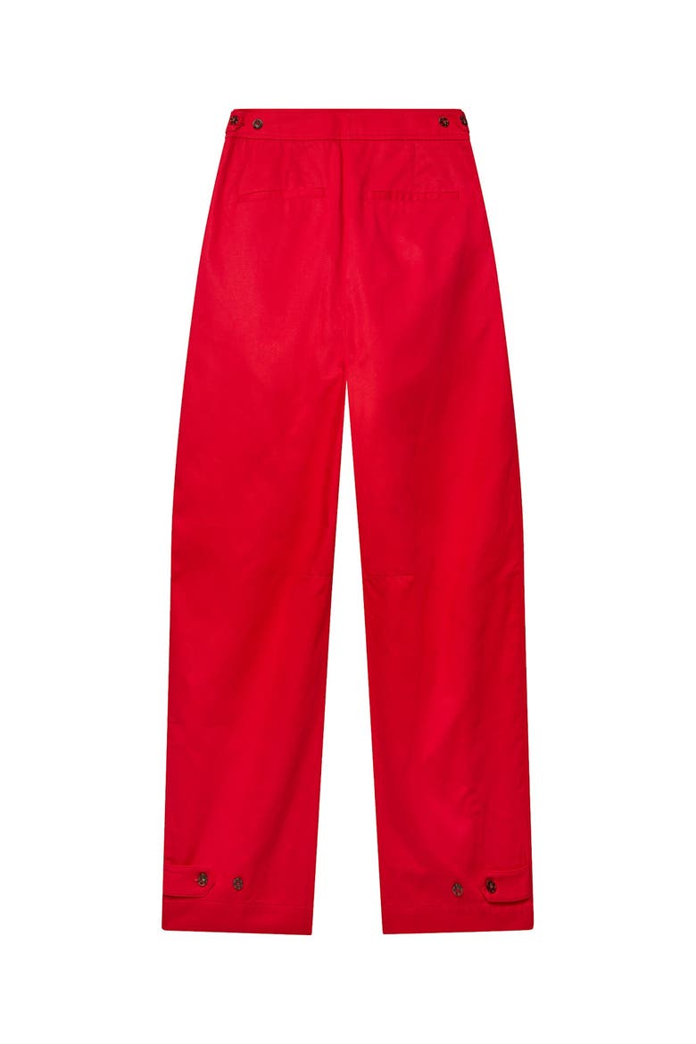 Wide Leg Utility Trousers, Alternate, color, Red