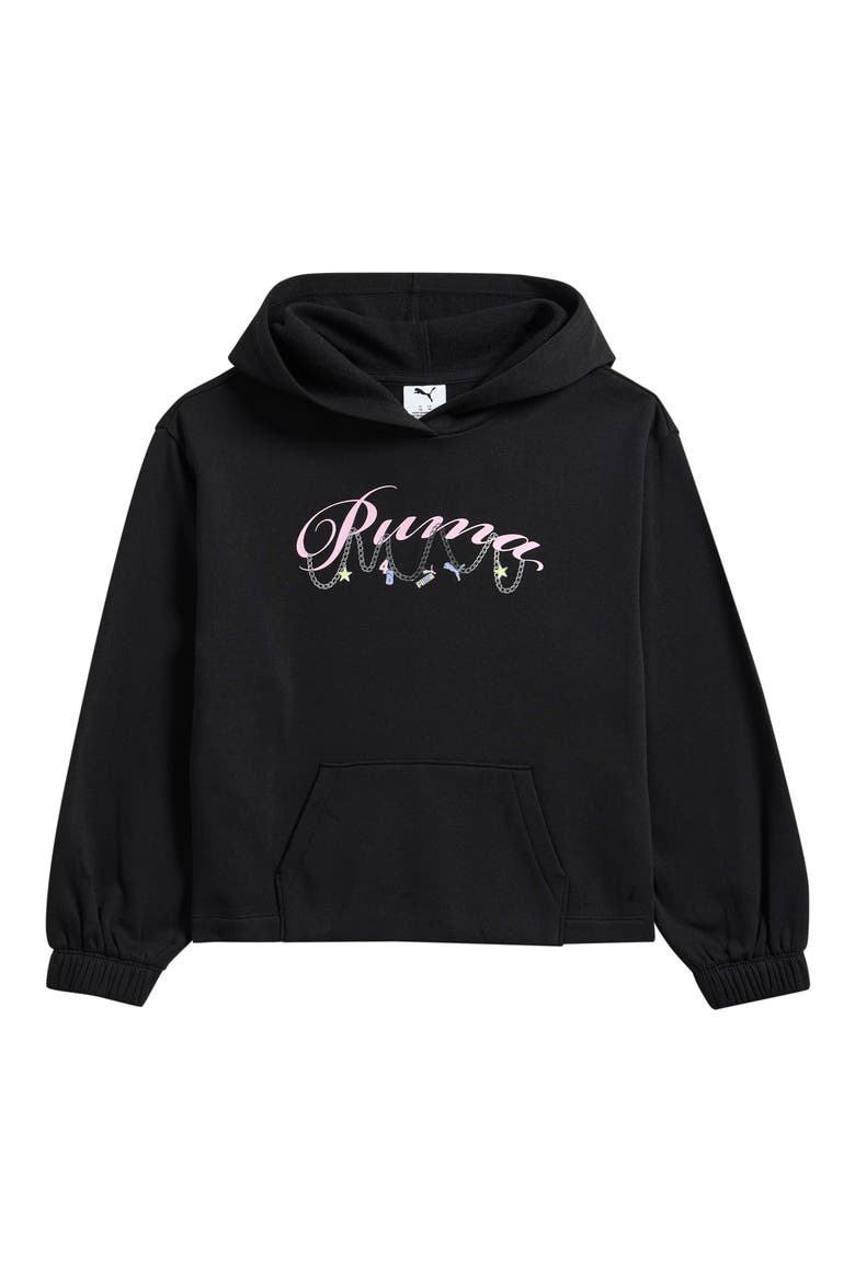 Kids' Charmed Pack Pullover Hoodie, Main, color, BLACK