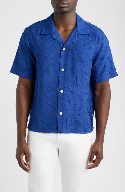 Curzon Jacquard Camp Shirt