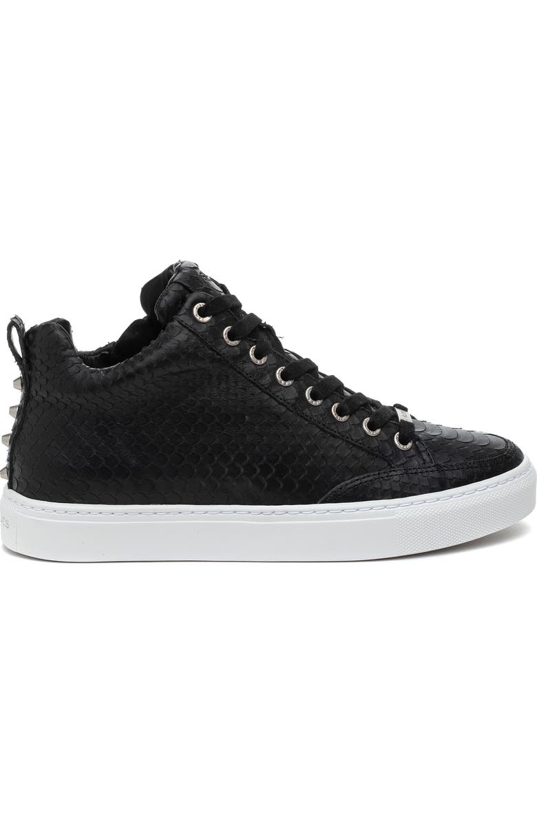 JSlides Leesa Snake Embossed High Top Sneaker, Alternate, color,