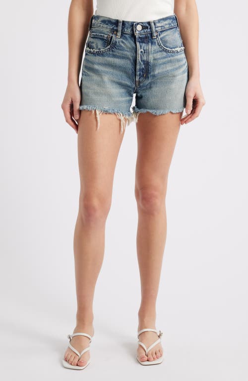 Shop Moussy Vintage Douglaston Ripped Denim Cutoff Shorts