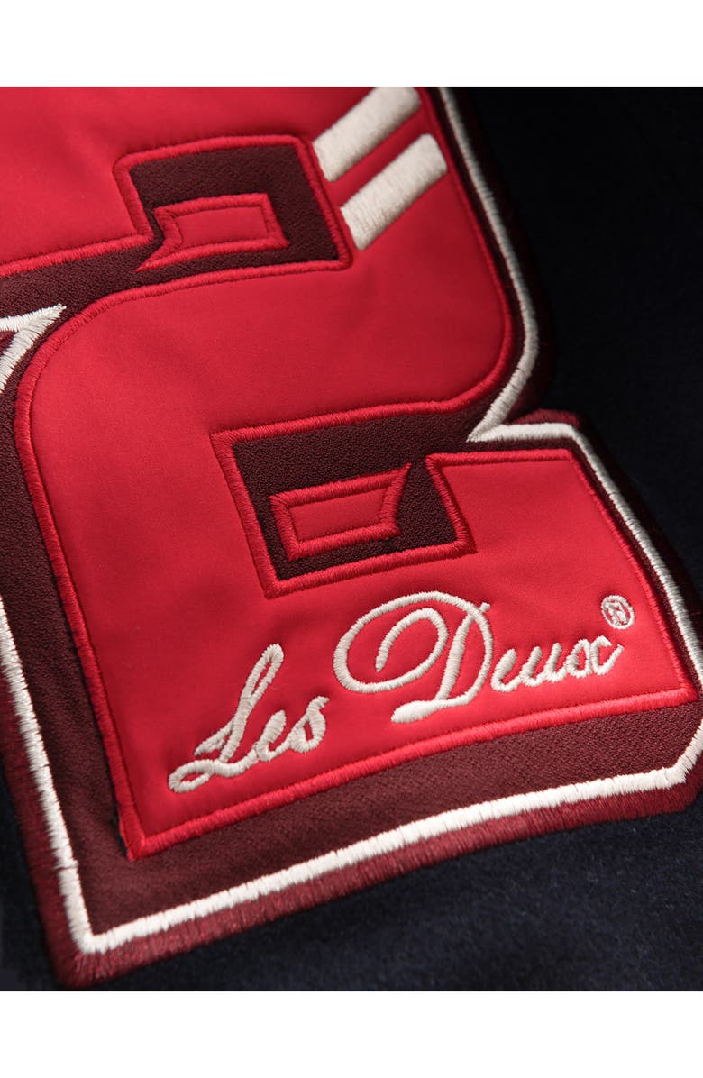Les Deux Wool Blend Varsity Jacket, Alternate, color,