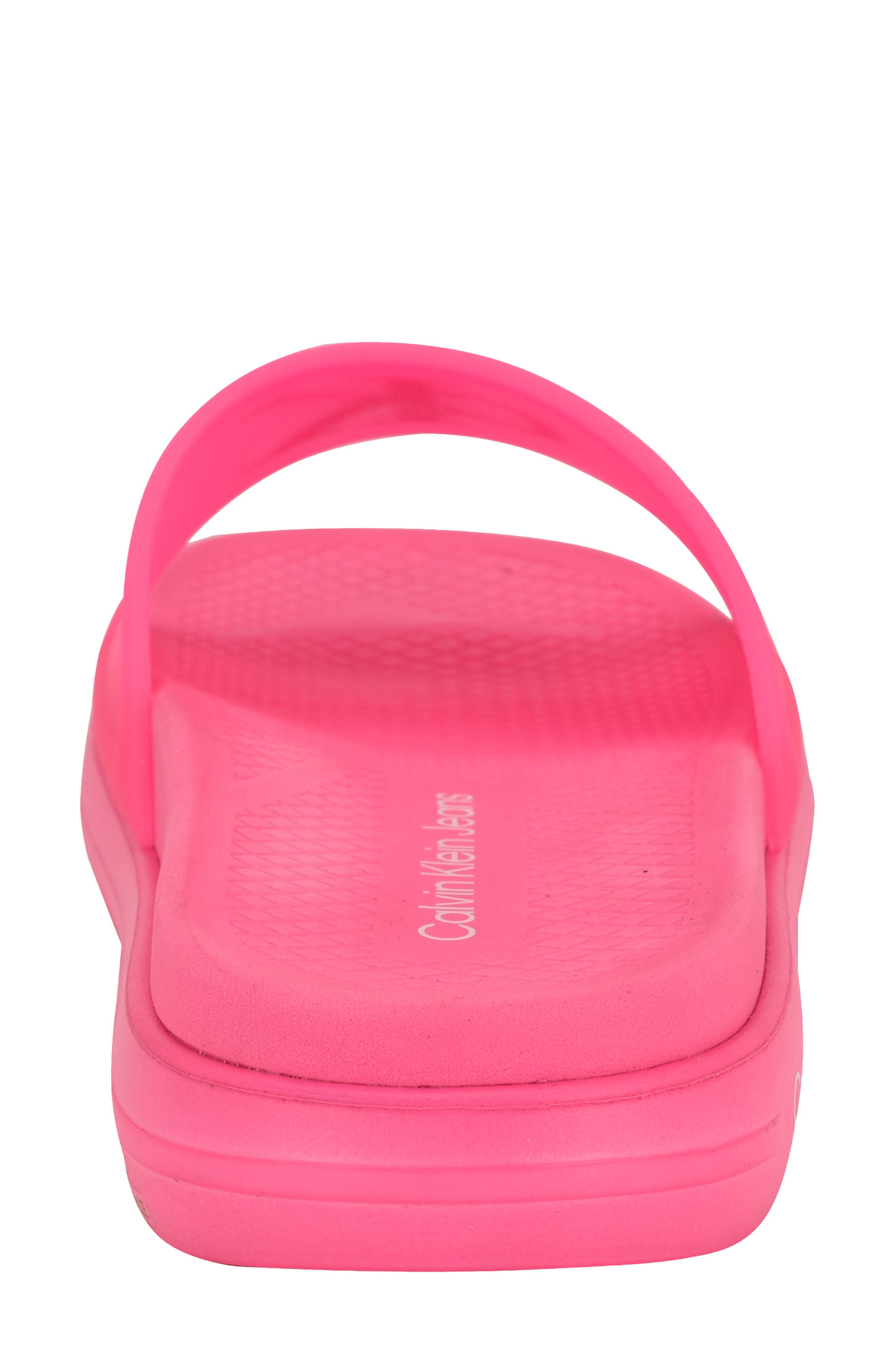 Peari Slide Sandal, Alternate, color, DARK PINK