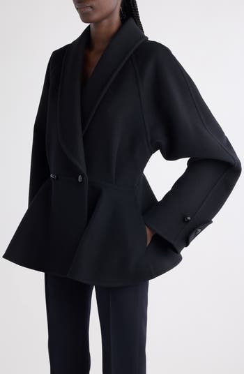 Chloé Double Breasted Wool Peplum Jacket | Nordstrom