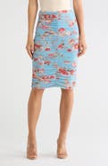 L'AGENCE Isodora Mesh Midi Skirt
