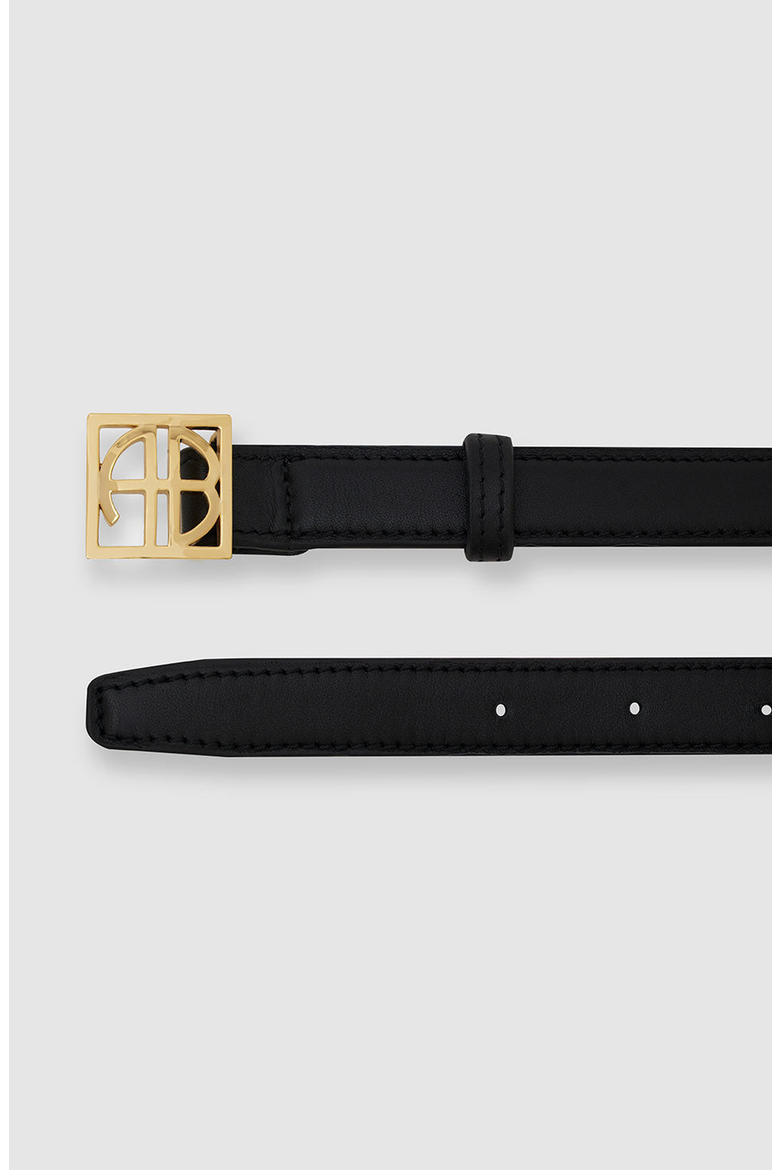 Monogram Belt, Alternate, color, Black