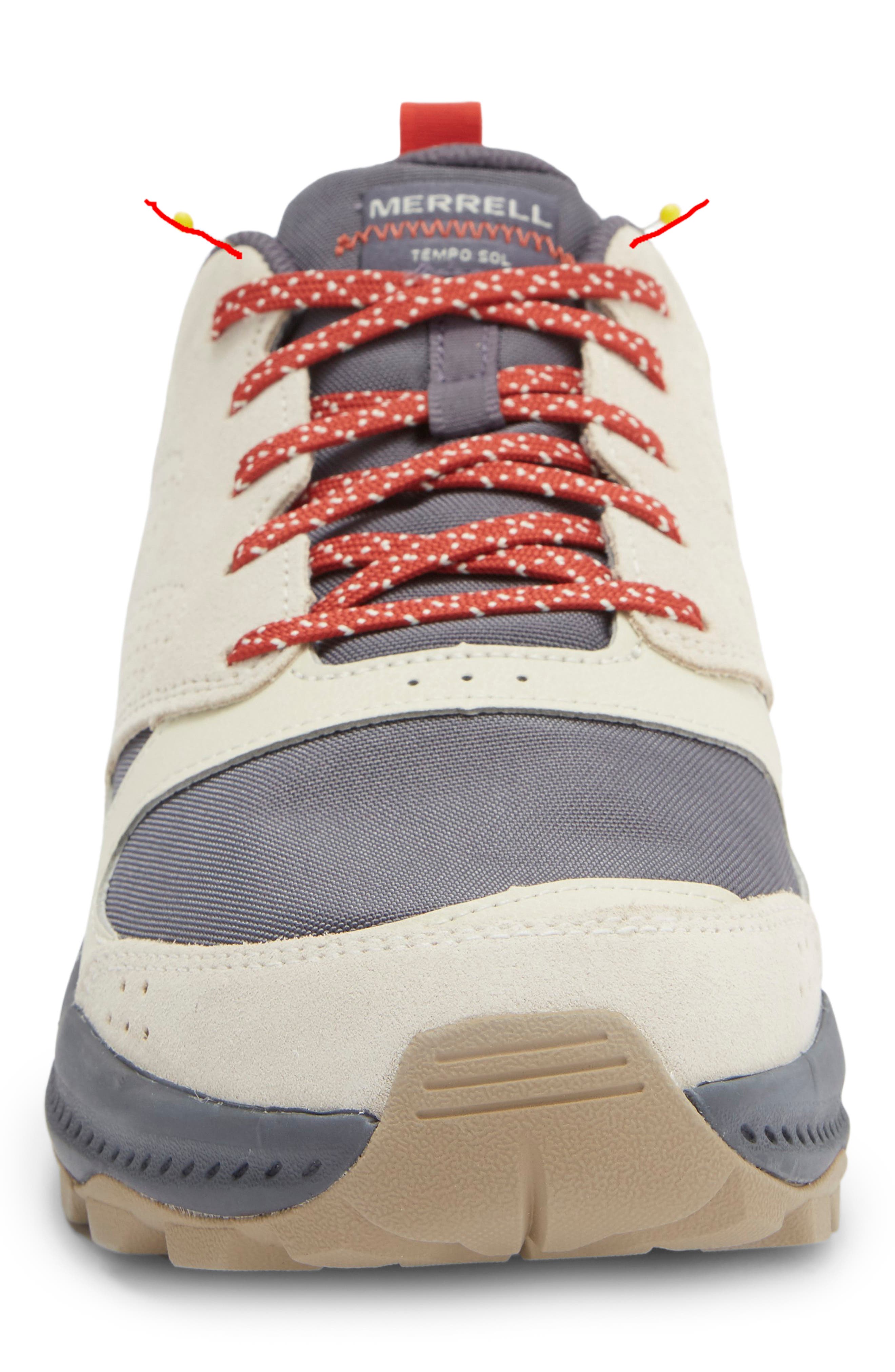 Merrell Tempo Sol Waterproof Hiking Boot, Alternate, color, Stucco/ Comet